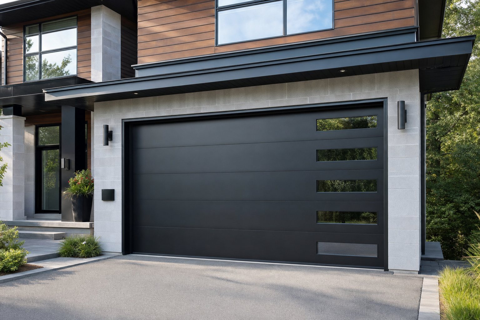 Sandstone Raised-Panel Double Door in Stittsville