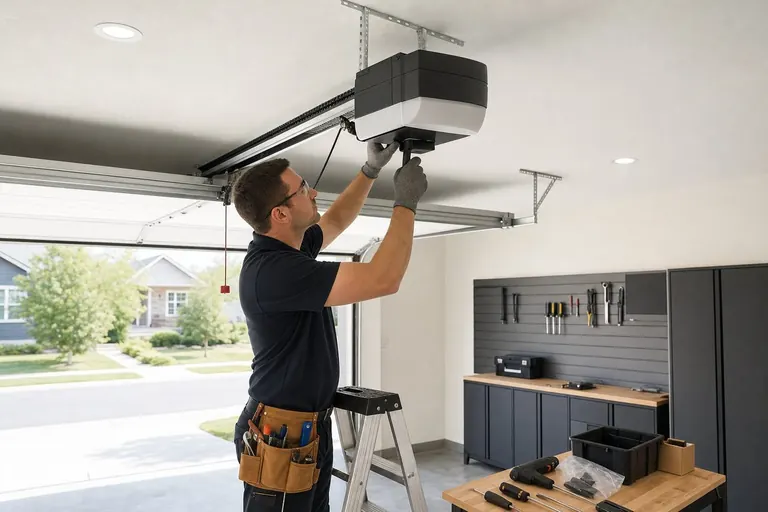613 Garage Door Repair service truck across Ottawa